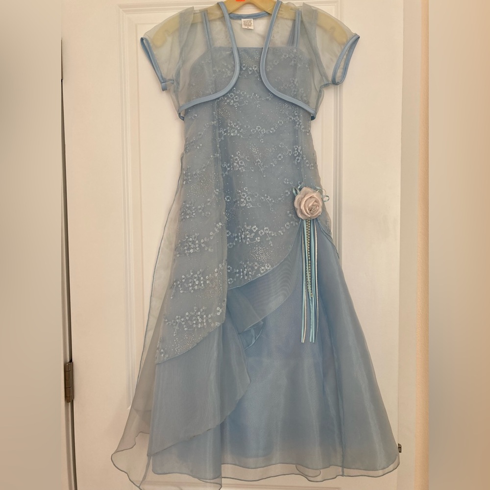 Girls blue dress